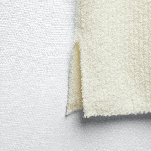 COPY - new with tags Zara Basic Rolled Trim Knit Sweater - Picture 6 of 7